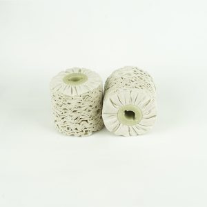 DISCO DE TELA PARA SATINADORA CON EJE CHAVETERO