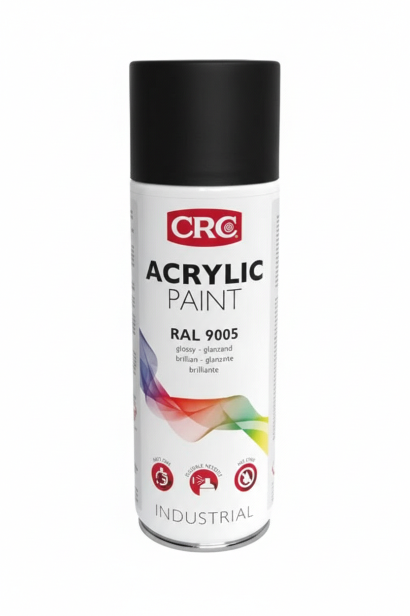PINTURA ACRÍLICA NEGRA RAAL 9005 CRC 400ml