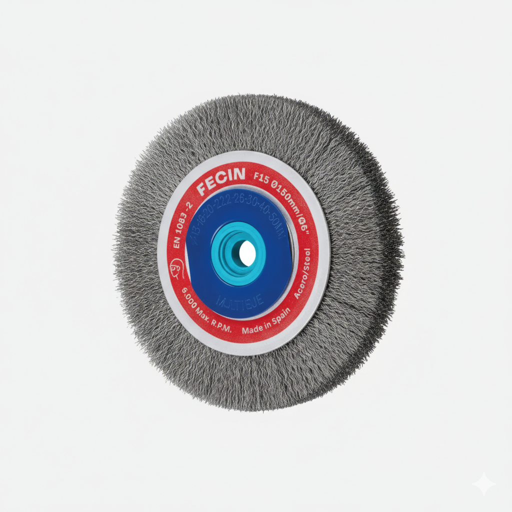 DISCO DE ALAMBRE ACERO INOX 150MM